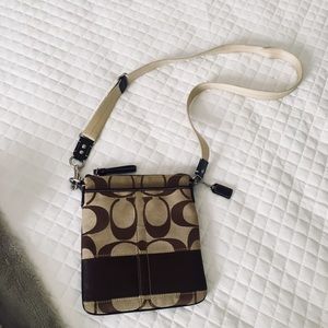 COACH cross body satchel.